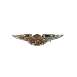 AIR ASIA WING METAL (SILVER)