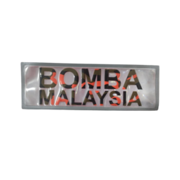 BOMBA MALAYSIA REFLECTOR BACK (GREY)