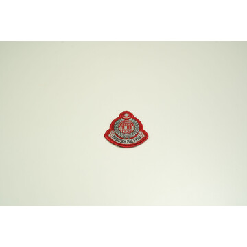 IMMIGRATION CAP BADGE RED WHITE (SMALL)