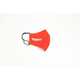 SECURITY FACE MASK RED