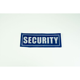 SECURITY REFLECTOR BACK BLUE